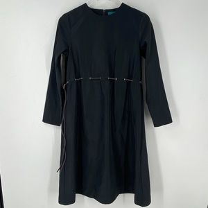 Junee Black Dress Oversized Simple style 7021J Womens Small | W65